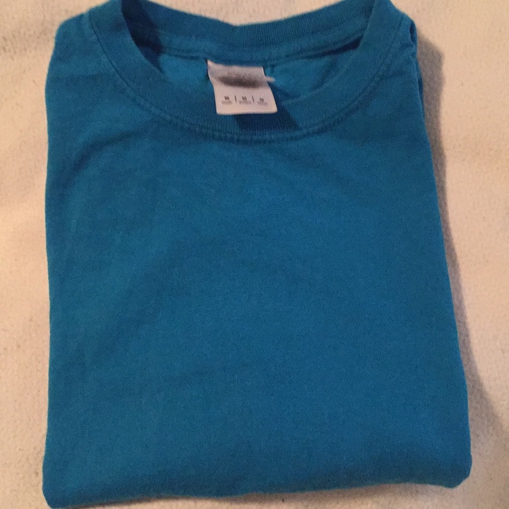 Boys blue short sleeve T-shirt